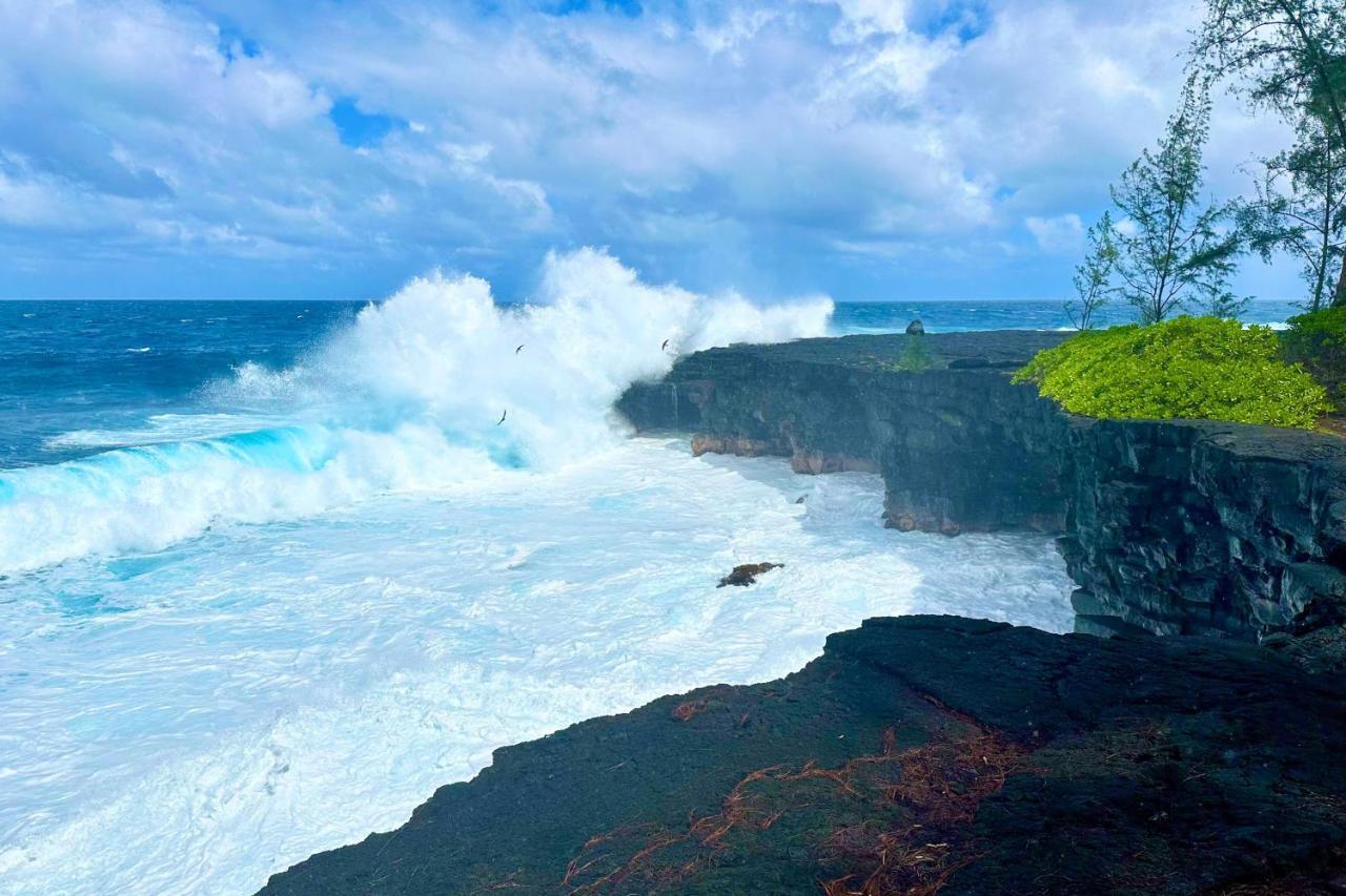 Direct Oceanfront, Big Island Home Keaau Extérieur photo