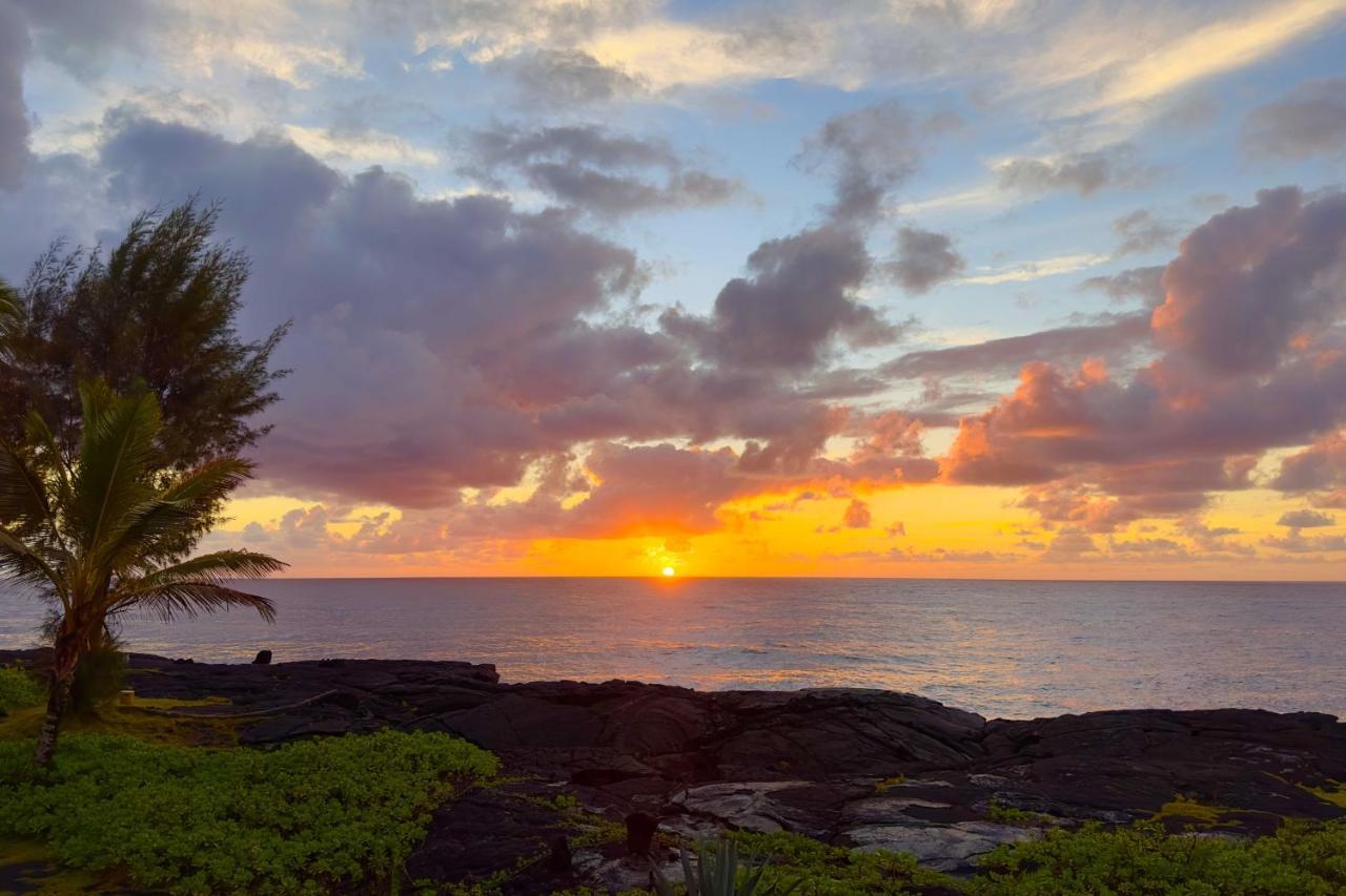 Direct Oceanfront, Big Island Home Keaau Extérieur photo