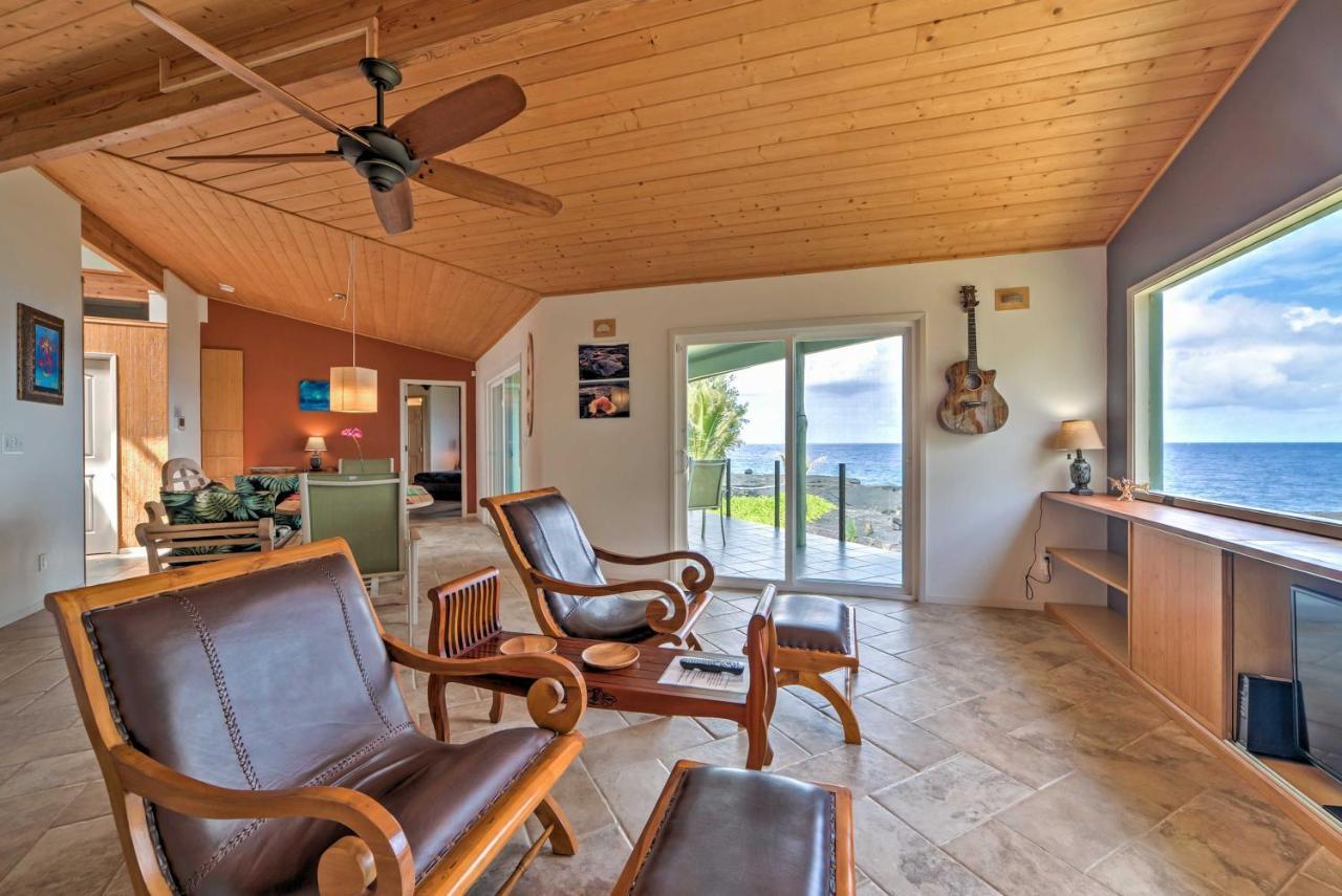 Direct Oceanfront, Big Island Home Keaau Extérieur photo