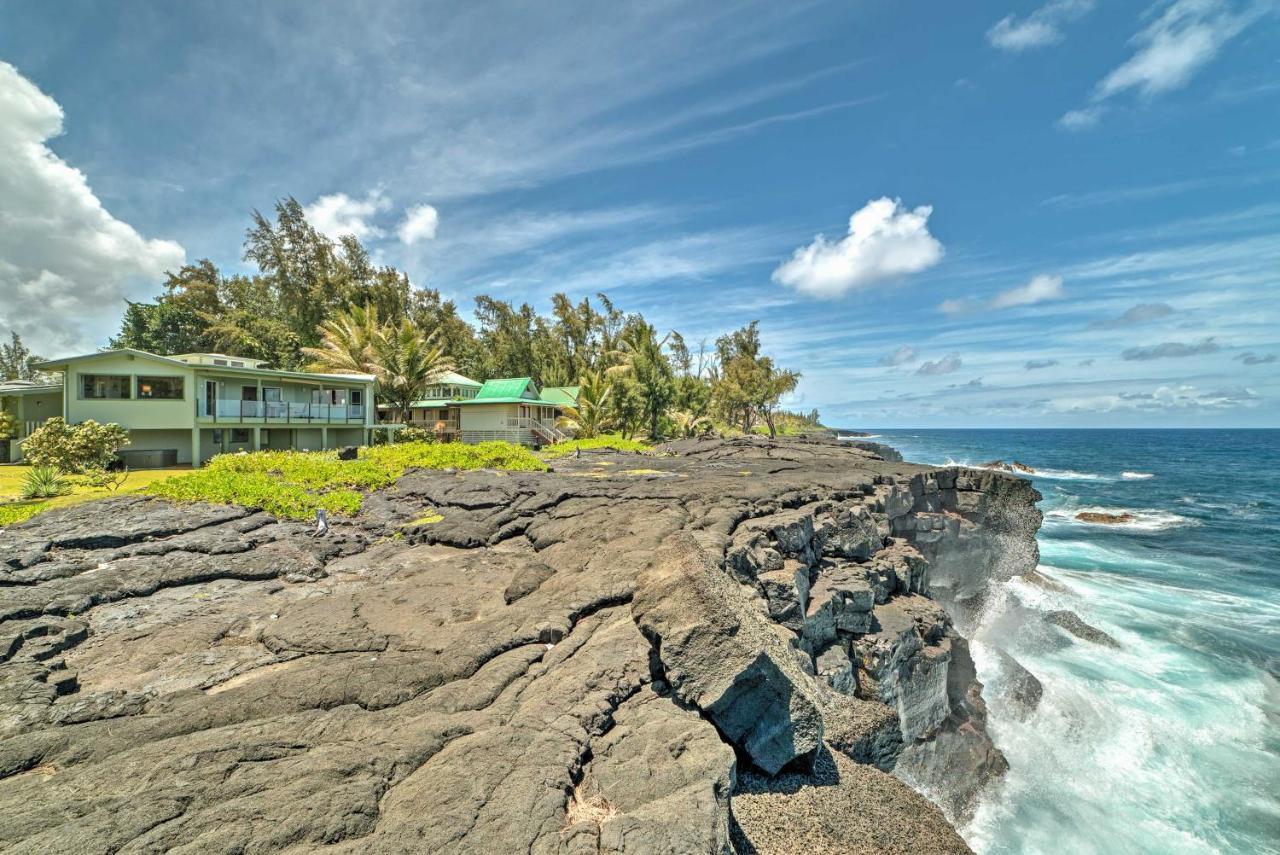 Direct Oceanfront, Big Island Home Keaau Extérieur photo