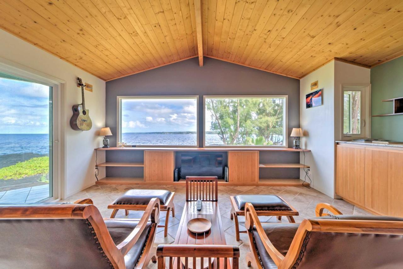Direct Oceanfront, Big Island Home Keaau Extérieur photo
