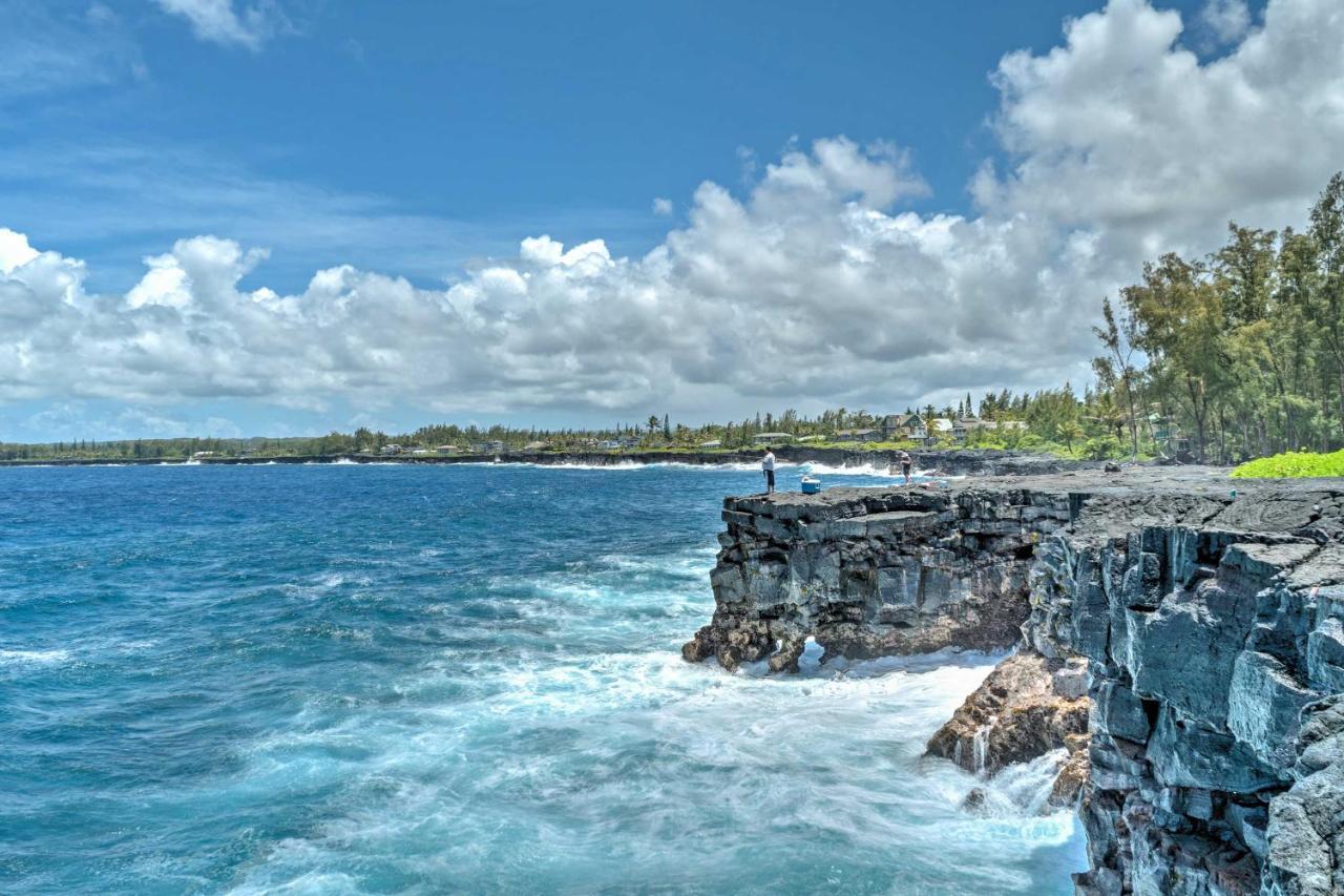 Direct Oceanfront, Big Island Home Keaau Extérieur photo